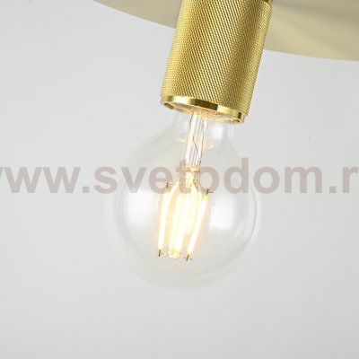 Подвесной светильник RH Utilitaire Disk Shade Pendant Brass ImperiumLoft 123643-22