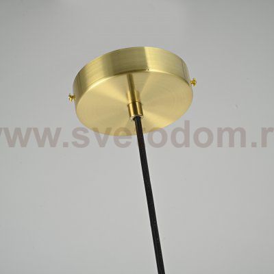 Подвесной светильник RH Utilitaire Disk Shade Pendant Brass ImperiumLoft 123643-22