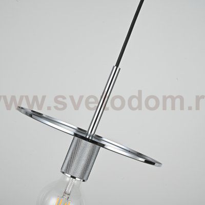 Подвесной светильник RH Utilitaire Disk Shade Pendant Silver ImperiumLoft 123644-22