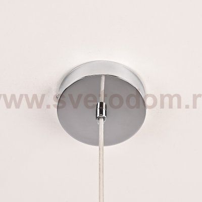Люстра RH Utilitaire Disk Triple Pendant Silver ImperiumLoft 123647-22