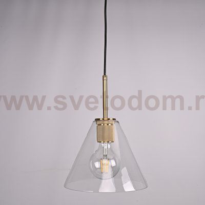 Подвесной светильник RH Utilitaire Funnel Pendant Brass ImperiumLoft 123649-22