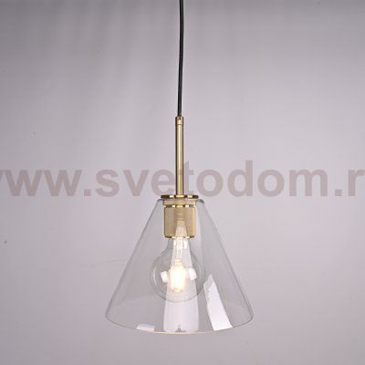 Подвесной светильник RH Utilitaire Funnel Pendant Brass ImperiumLoft 123649-22