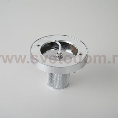 Потолочный Светильник Rh Utilitaire Socket Flushmount Silver By Imperiumloft