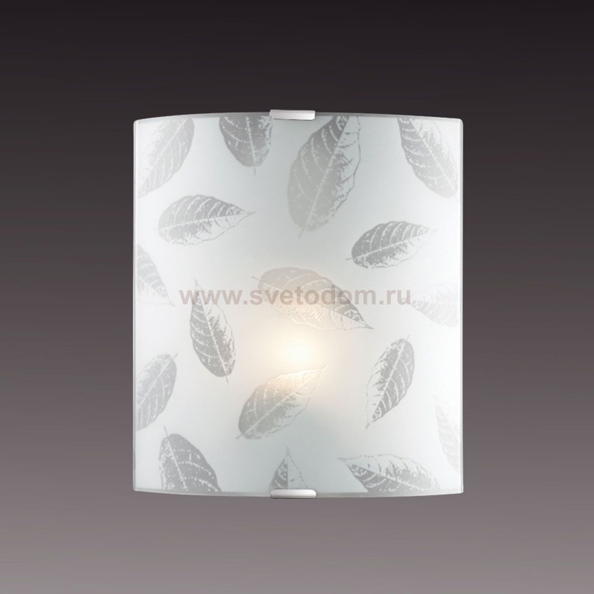 Светильник бра Сонекс 1240/M никель/белый ARESA