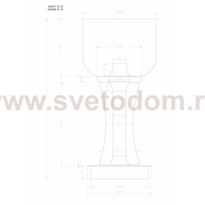 Декоративная настольная лампа Divinare VOLTURN 1243/06 TL-15