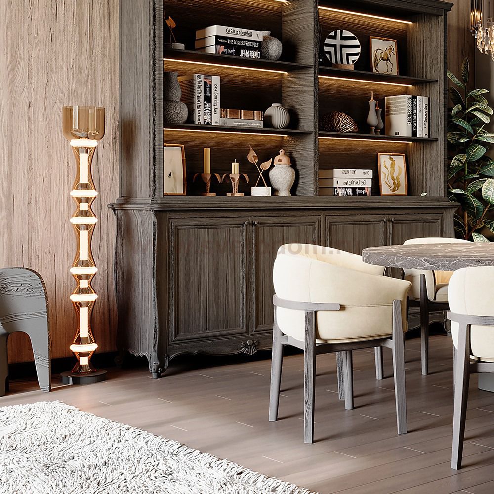 Торшер Divinare VOLTURN 1243/17 PN-45