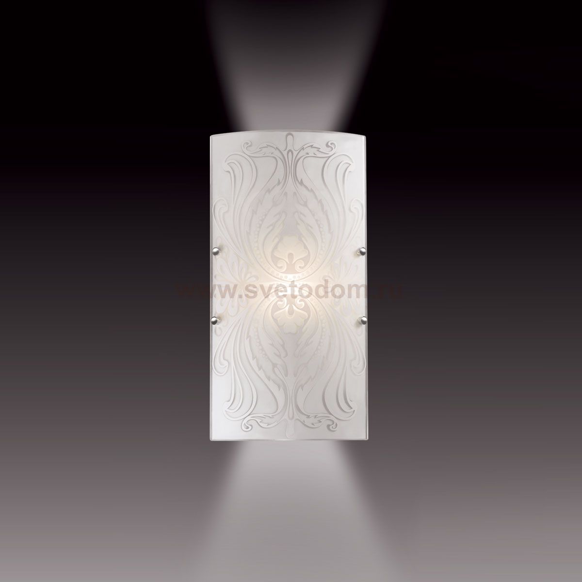 Светильник Сонекс 1255/L белый/хром Korda