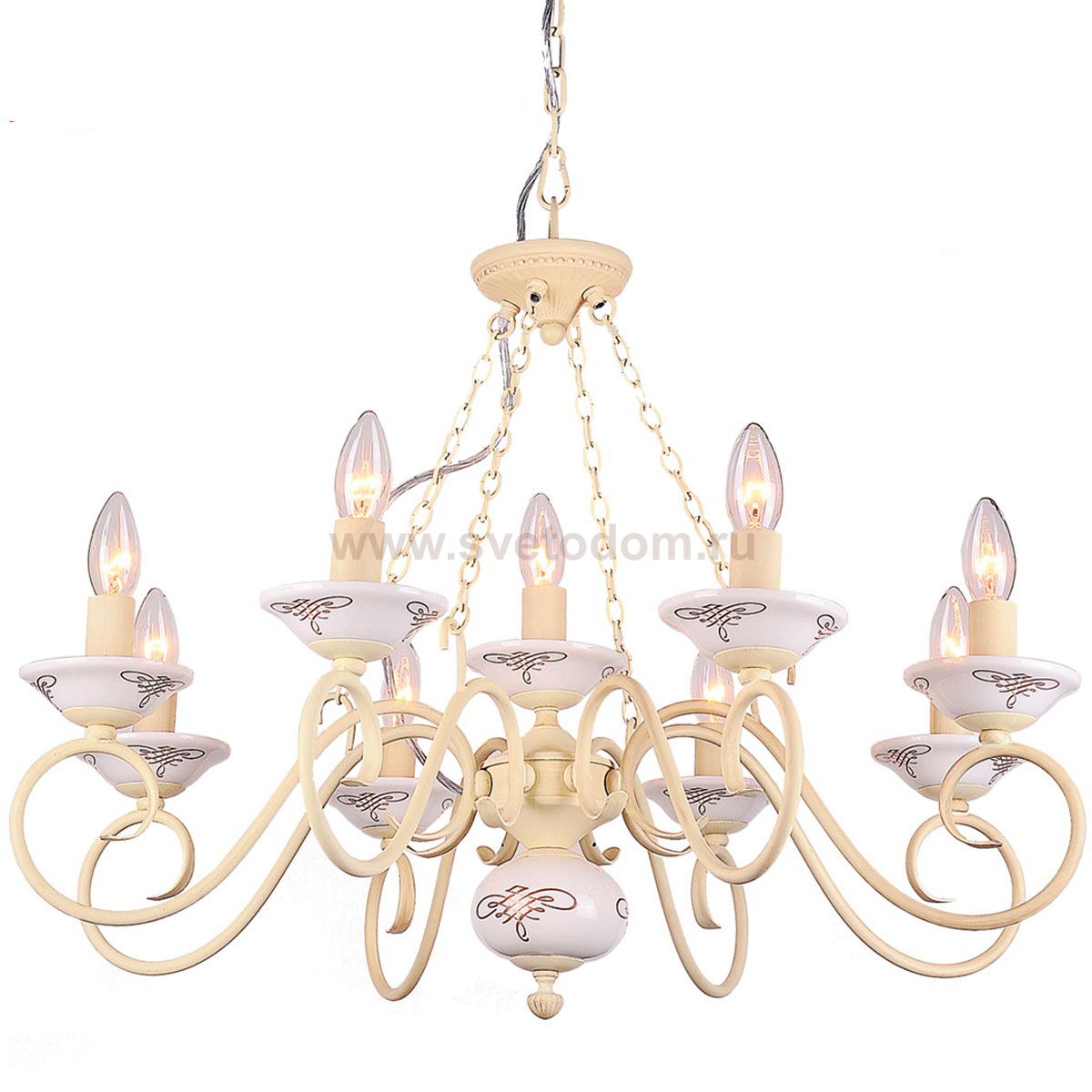 Система 2в1 Люстра/Потолочный Favourite 1256-9PC Pueblo