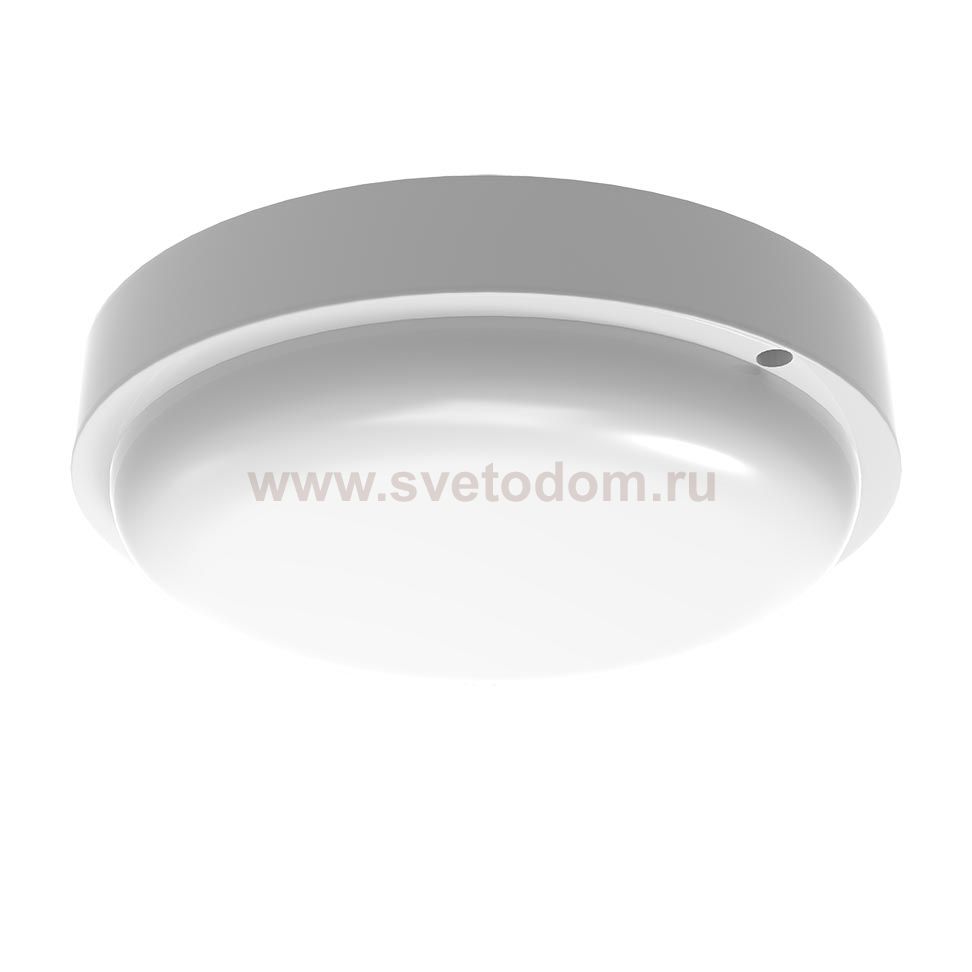 Светильник ЖКХ Gauss Elementary круг 24W 1980lm 6500K 160-260V IP65 D210*52мм белый LED (126411324)