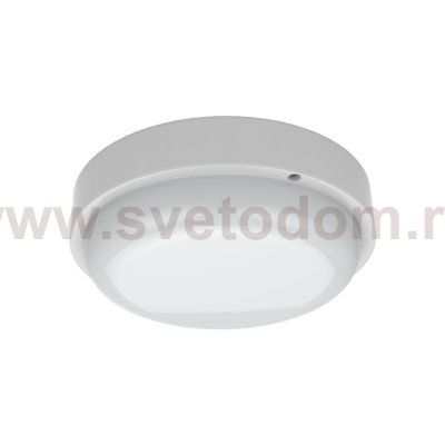 Св-к светодиодный Gauss LITE IP65 D140*51 8W 680lm 4000K ЖКХ круглый с оптико-акустическ. сенс. (126418208-S)