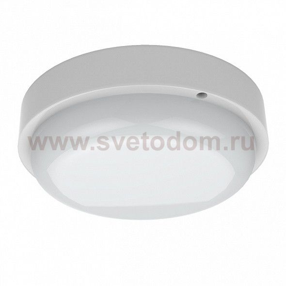 Св-к светодиодный Gauss LITE IP65  D140x48 12W 940lm 4000K ЖКХ кругл c оптико-акустическ. сенс. (126418212-S)