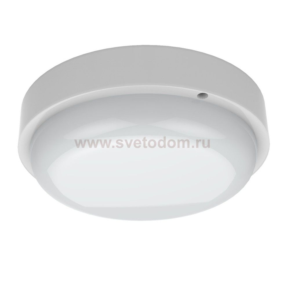 Светильник ЖКХ Gauss LITE круг 12W 940lm 4000K 160-260V IP65 D140x48мм белый (126418212)