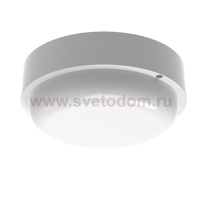Светильник ЖКХ Gauss LITE круг 8W 700lm 6500K 200-240V IP65 D140*48мм белый LED (126418308)