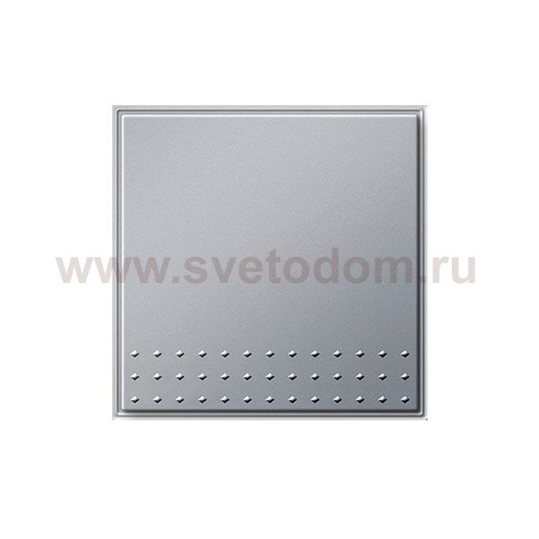 Gira TX-44 Алюминий Переключатель 1-клав нажимной в сборе с клавишей (клавиша с самовозвратом) (G12665)