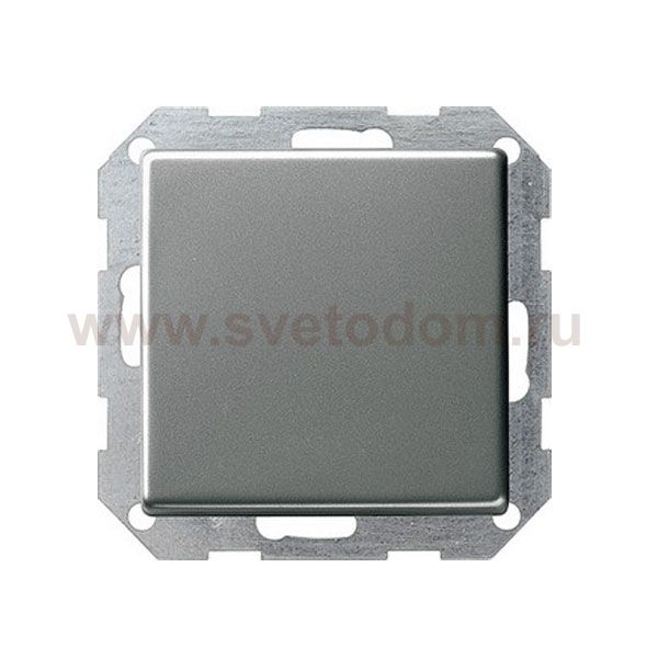 Gira E22 Сталь Переключатель с клавишей (G12720)