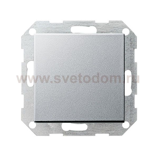 Gira S-55 Алюминий Переключатель с клавишей (G12726)