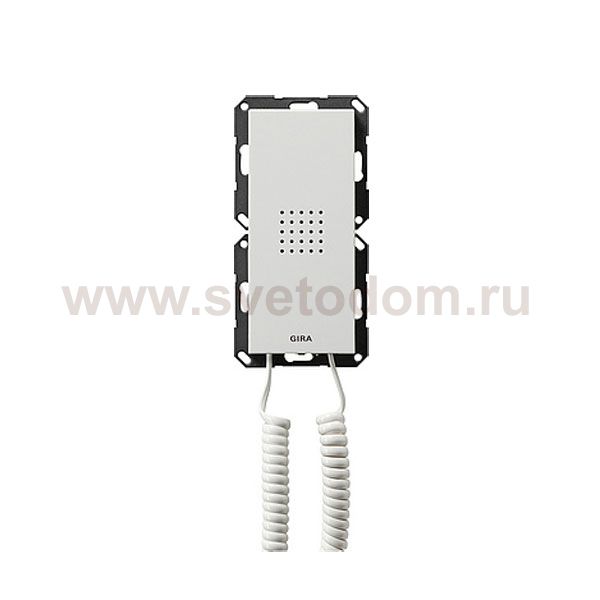 Gira Белая Домофонная станция Standard с трубкой (G128127)