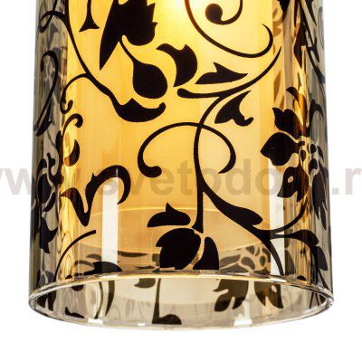 Подвесной светильник Экономсвет 1281X/3BK WT CR