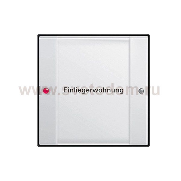 Gira S-55 Кнопка вызова 1-ая для внутренней станции, прозр клавиша (G1283100)