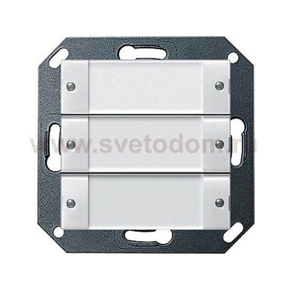 Gira S-55 Кнопка вызова 3-ая для внутренней станции, прозр клавиша (G1285100)