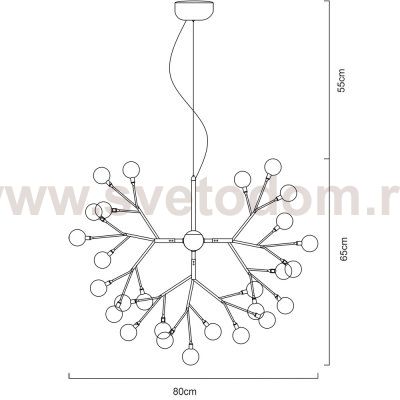 Подвесной светильник Divinare 1291/03 SP-45 
