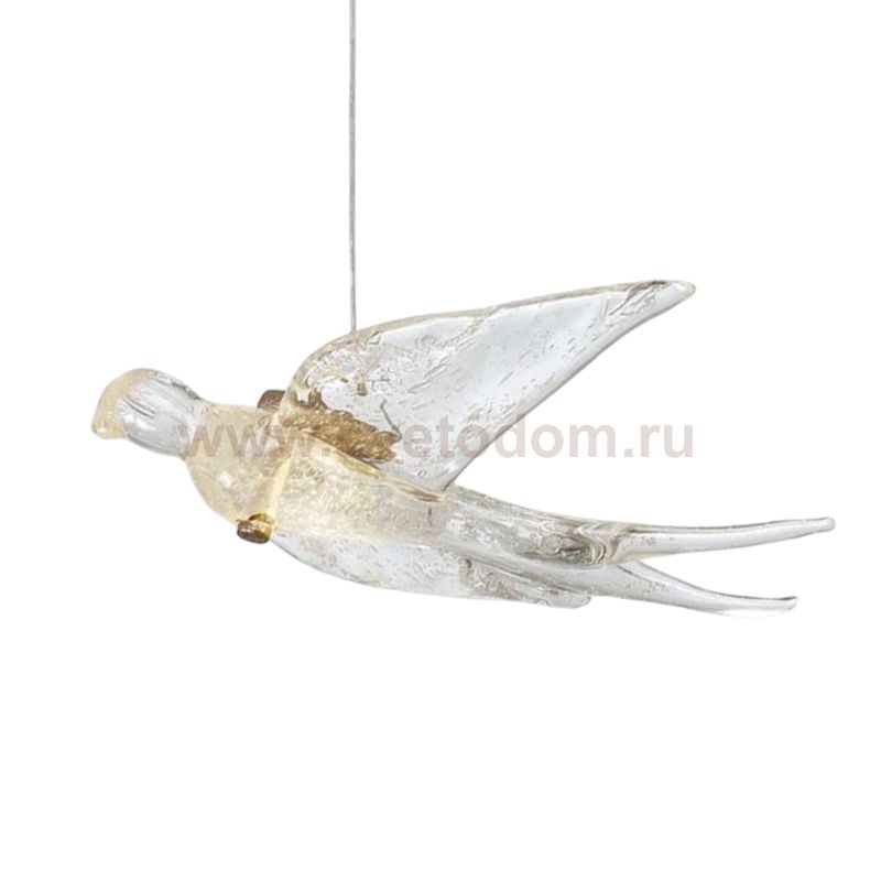 Подвесной светильник 12966-1P clear/gold