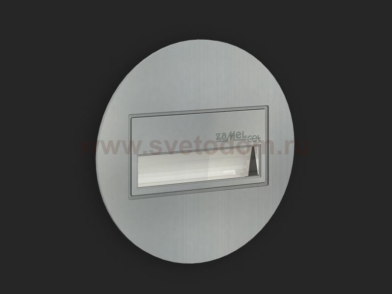 Zamel Светильник SONA Алюминий/RGB в монт.коробку, с круглой рамкой 14V DC с RGB диодами (13-211-16)