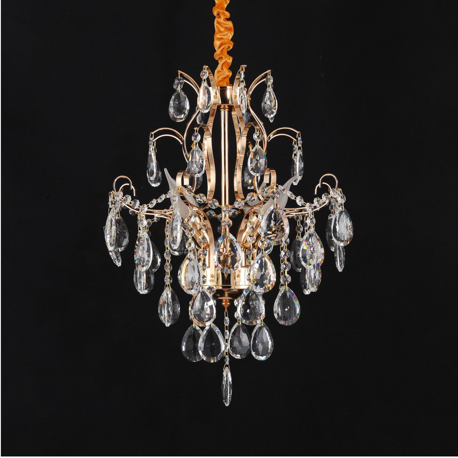 Люстра хрустальная 13001/3FGD+CL Экономсвет