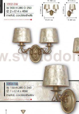 Настенный светильник Favourite 1302-1W Cockle