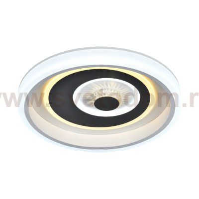 Люстра светодиодная Экономсвет 13024/50WT+BK