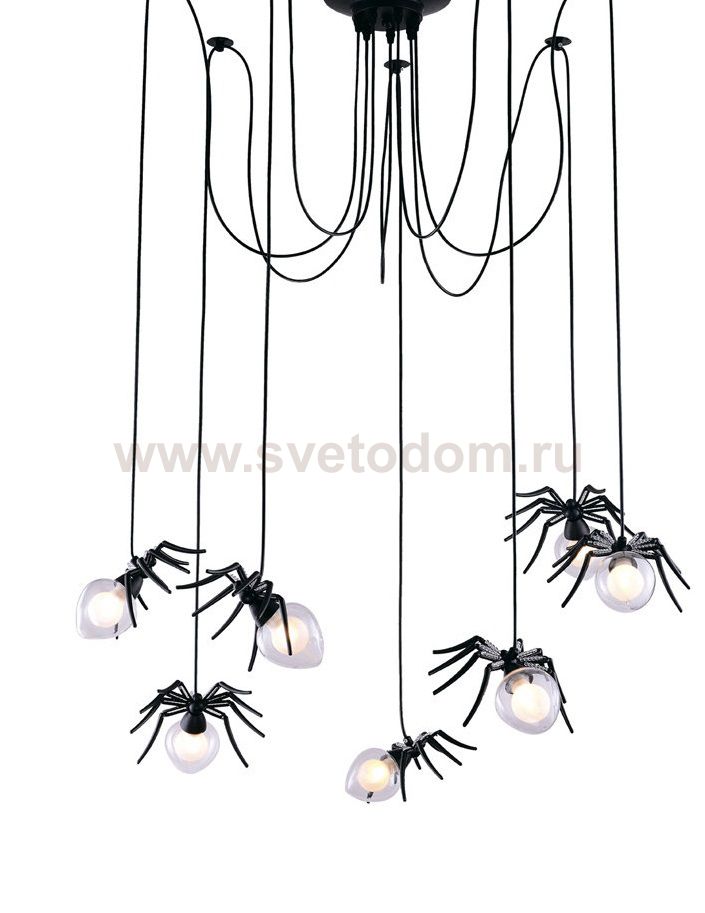 Подвесной светильник с пауками Divinare 1308/04 SP-7 RAGNO
