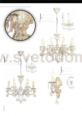 Настенный светильник Favourite 1308-1W Gesso