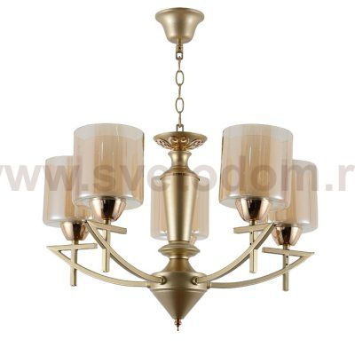 Люстра классическая 13112/5FGD+SPGD COGNAC ЭкономСвет
