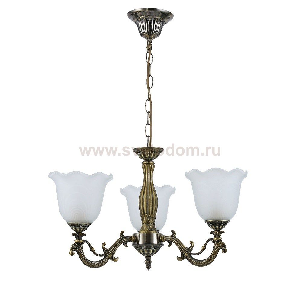 Люстра классическая 13122/3BRS WT ЭкономСвет