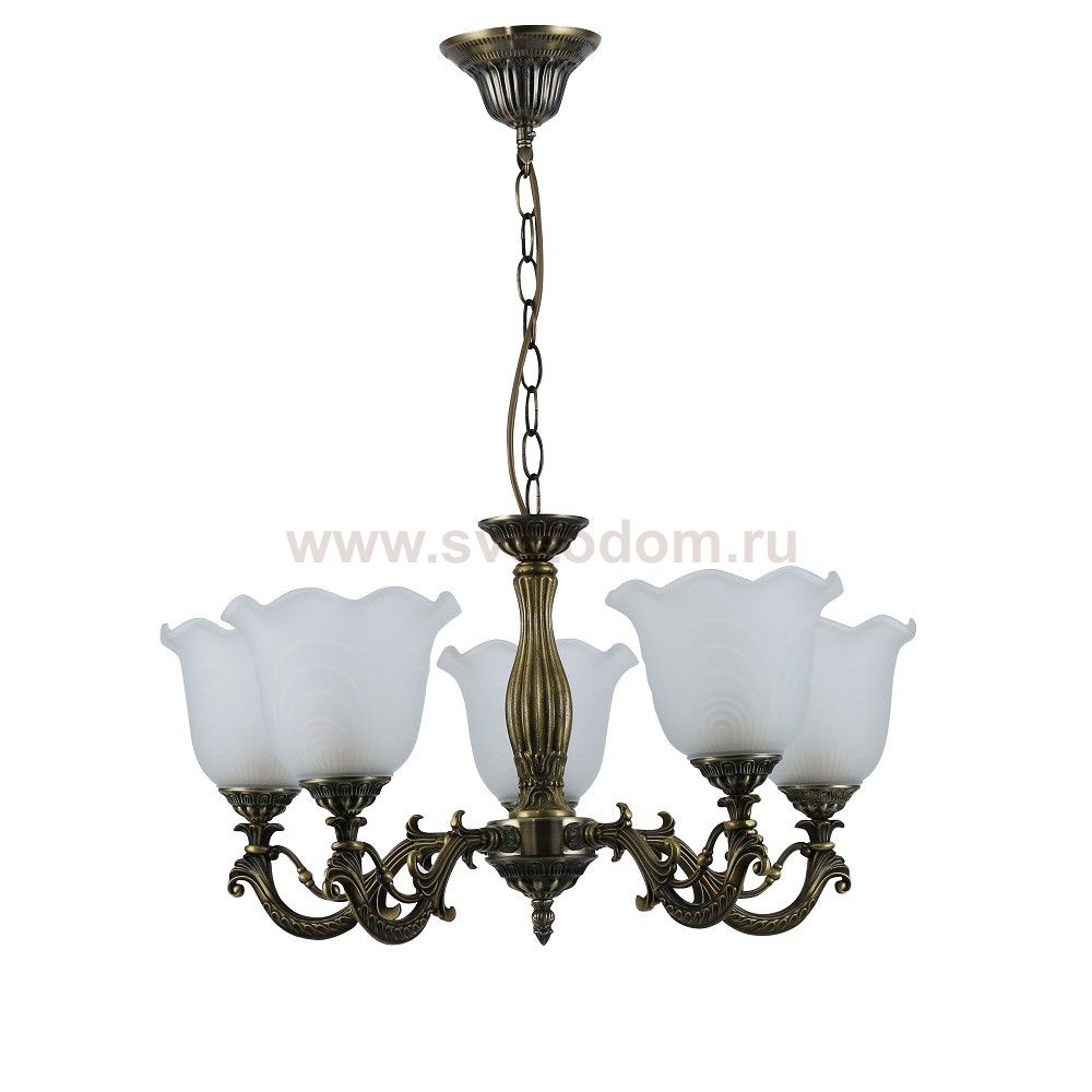 Люстра классическая 13122/5BRS WT ЭкономСвет