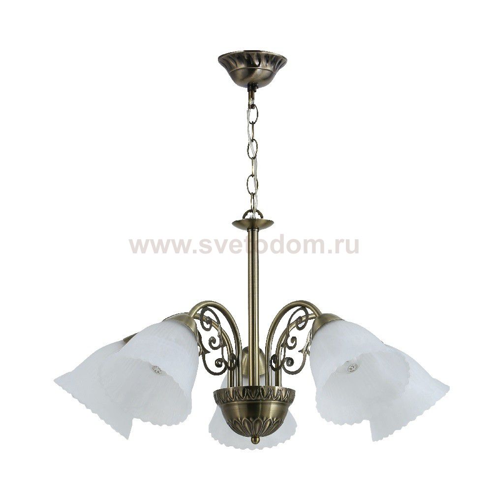 Люстра классическая 13125/5AB WT ЭкономСвет