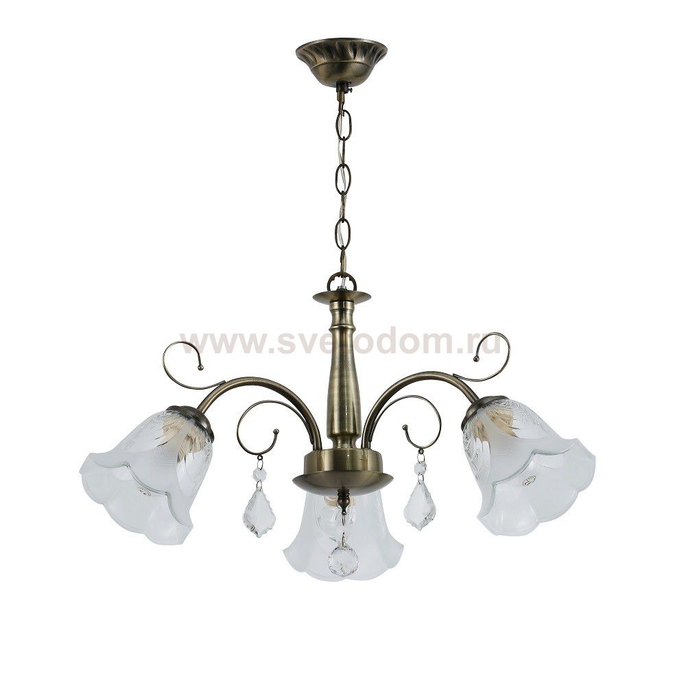 Люстра классическая 13128/3AB WT ЭкономСвет