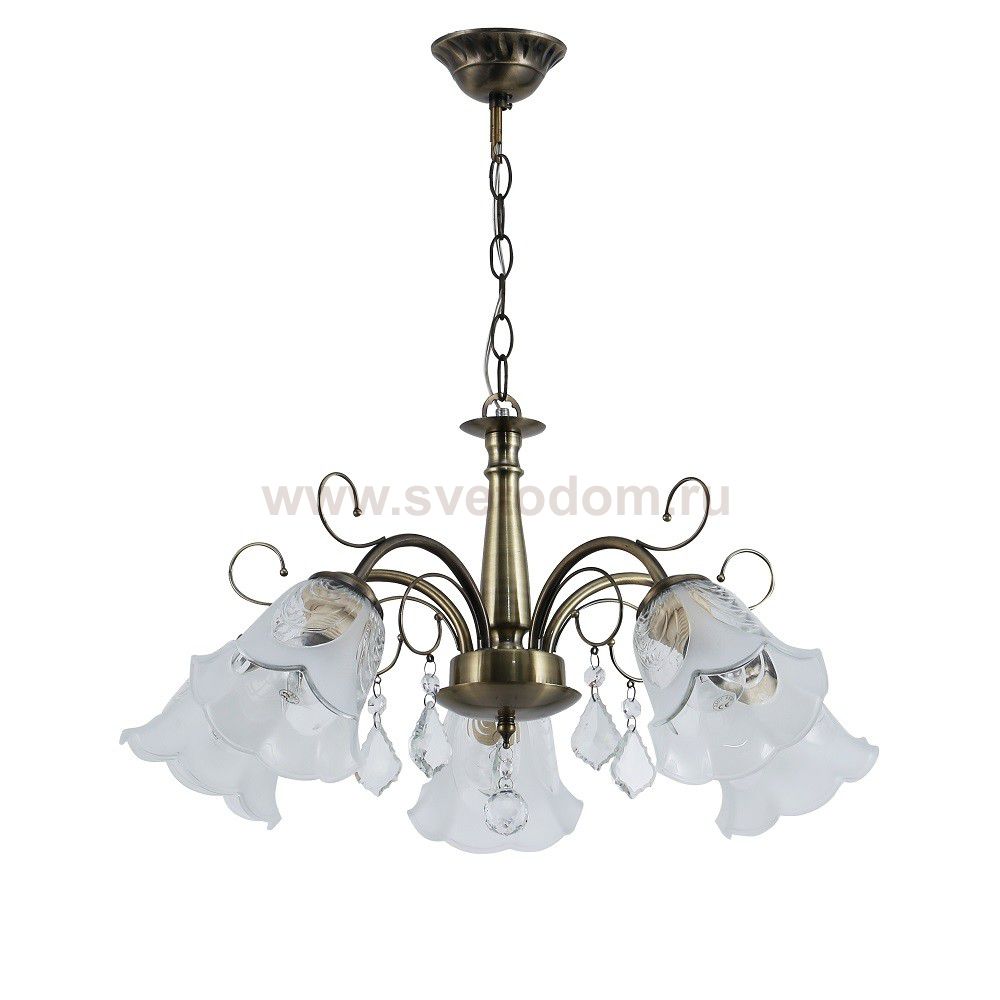 Люстра классическая 13128/5AB WT ЭкономСвет