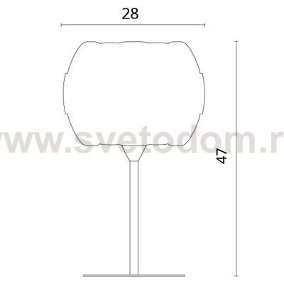 Светильник настольный Divinare 1317/01 TL-1 BEATA