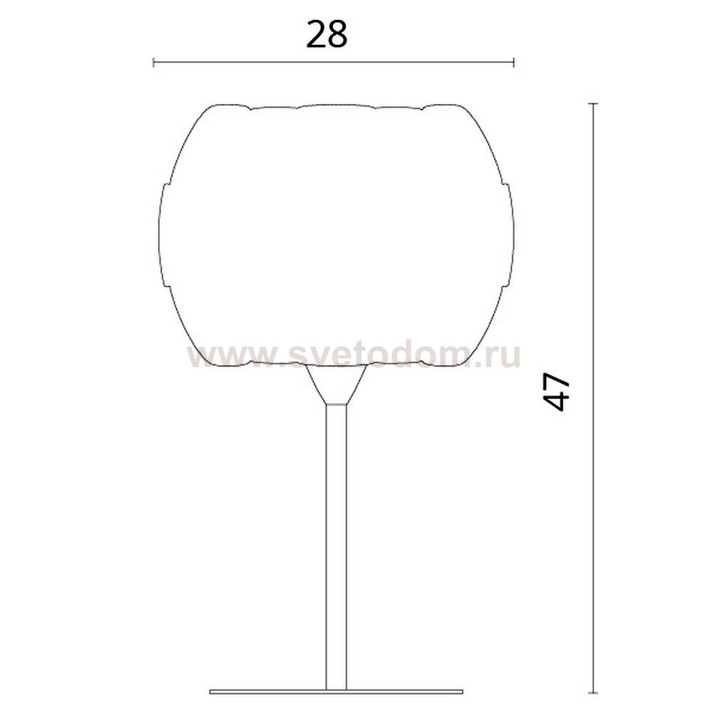Светильник настольный Divinare 1317/01 TL-1 BEATA