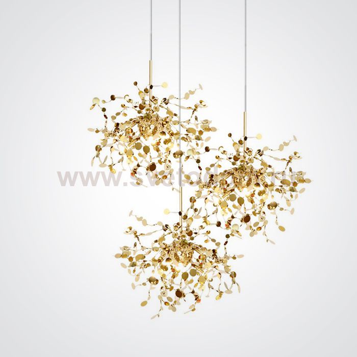 Люстра Tezani Argent 3R Золотой ImperiumLoft 132045-22