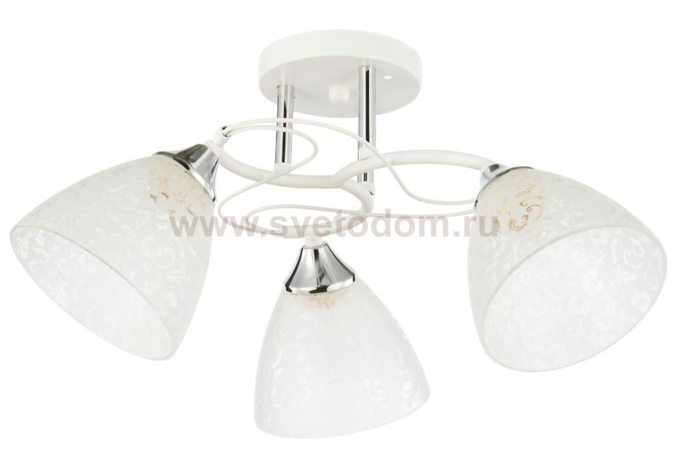 Потолочный светильник 13207/3WT CR CL_4 ЭкономСвет