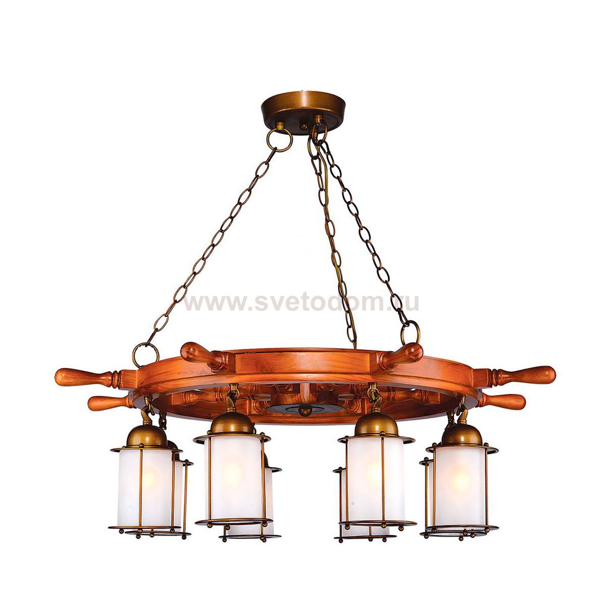 Люстра Favourite 1322-8PC в виде штурвала