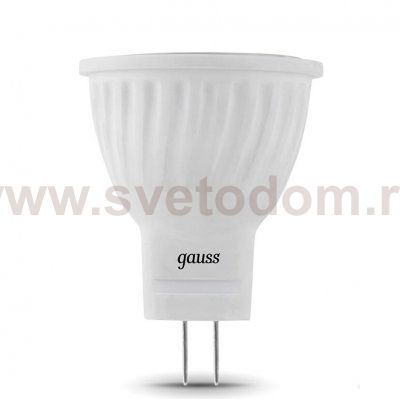 Лампа Gauss MR11 3W 300lm 6500K GU4 LED (132517303)