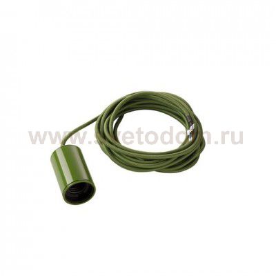 132695 SLV FITU E27 PD-2 светильник подвесной 5m для лампы E27 60Вт макс.,без основания, папоротниковый RAL6025