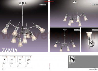 Люстра подвесная Odeon light 1327/4 ZAMIA