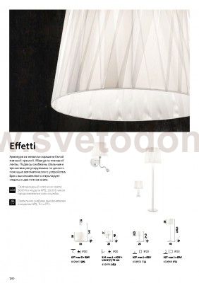 Настольная лампа Ideal lux EFFETTI TL1 (132952)