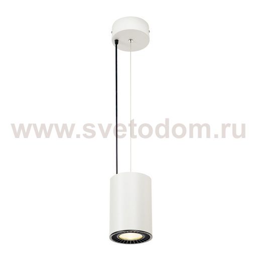 SLV 133141 SUPROS PD Pendelleuchte, rund, wei?, 4000lm 3000K SLM LED, 60° Reflektor