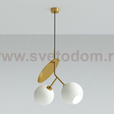 Подвесной светильник CHERRY D50 Gold/White ImperiumLoft 133240-22