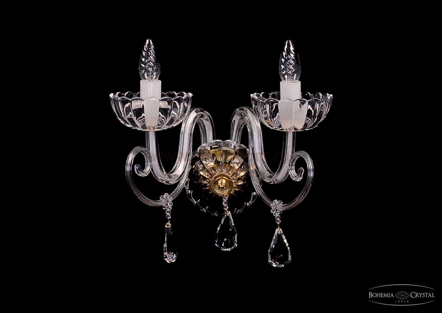 Светильник настенный бра Bohemia Ivele 1333/2/G